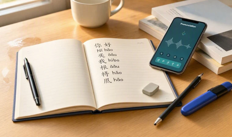 پینیین زبان چینی و ارتباط آن با تلفظ کاراکترها