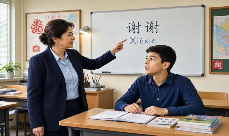 آموزش عبارت 谢谢 (Xièxie) برای تشکر به چینی