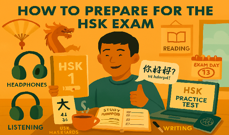 چگونه برای آزمون HSK آماده شویم؟