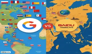 مقایسه Google Translate با Baidu Translate
