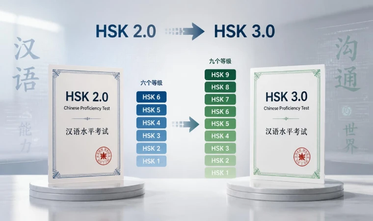 تأثیر HSK 3.0 بر اعتبار مدرک HSK